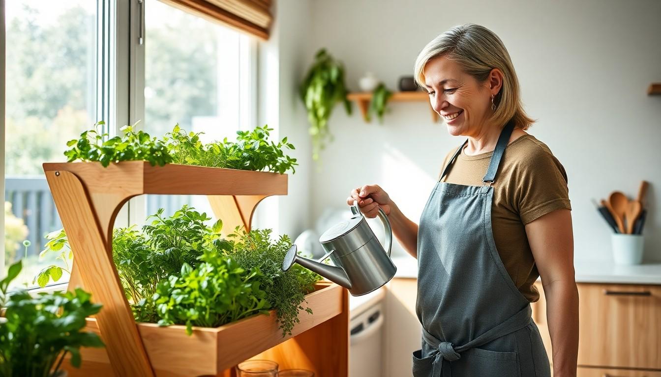 Herb Growing Stand